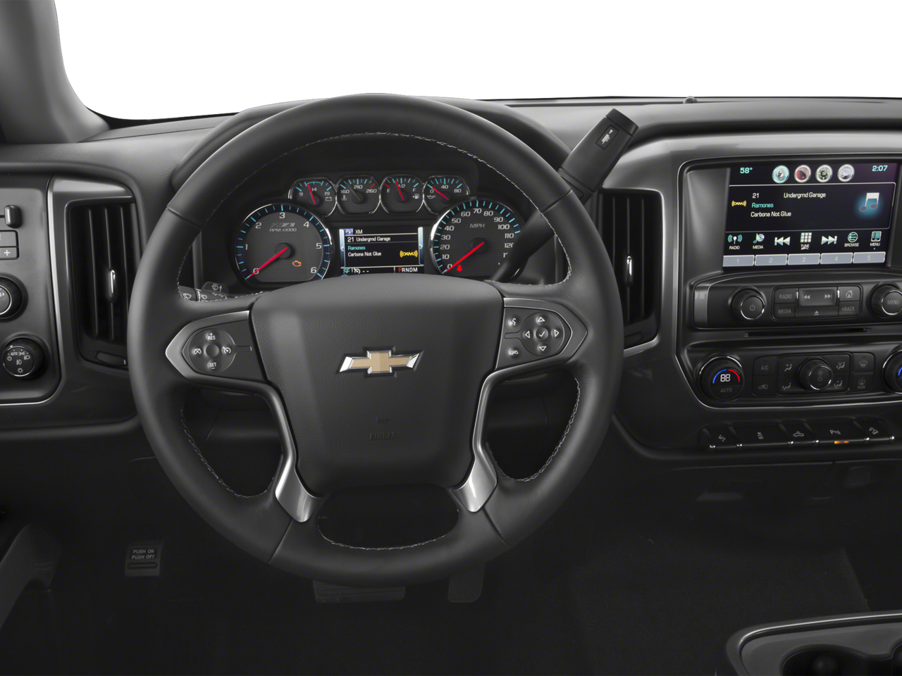 2016 Chevrolet Silverado 1500 — interior view