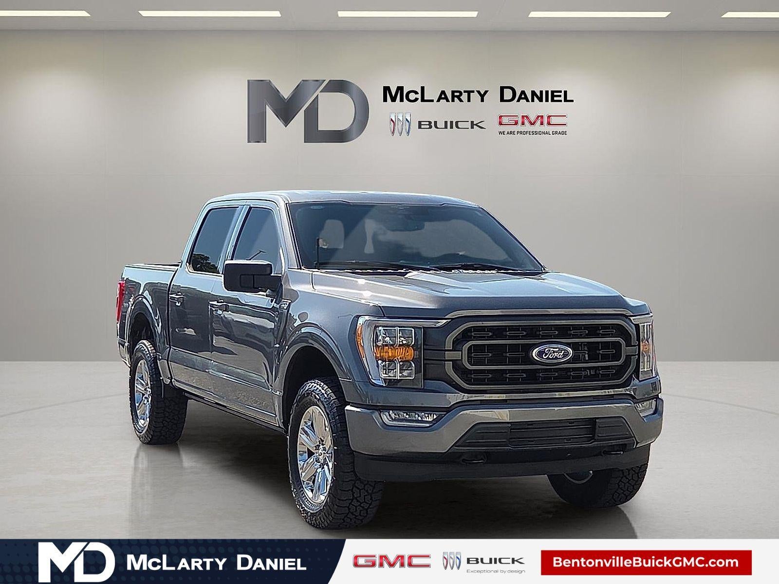 2023 Ford F-150 XLT in Gray — front three-quarter view