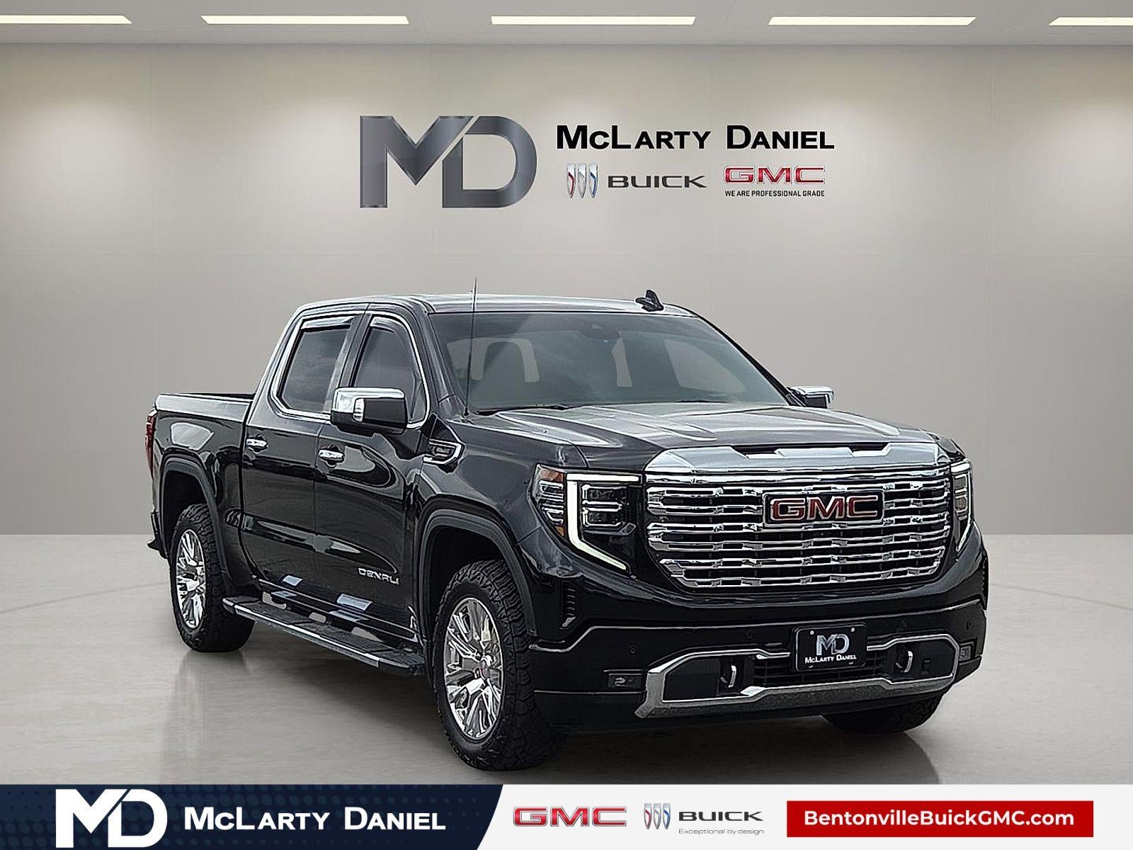 2024 GMC Sierra 1500 Denali in Onyx Black — front three-quarter view