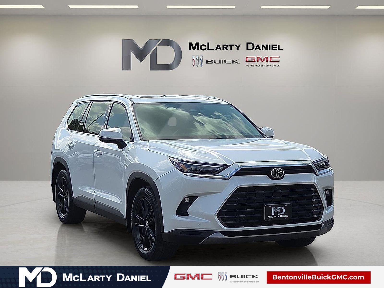 2024 Toyota Grand Highlander Limited in Off-White — front three-quarter view