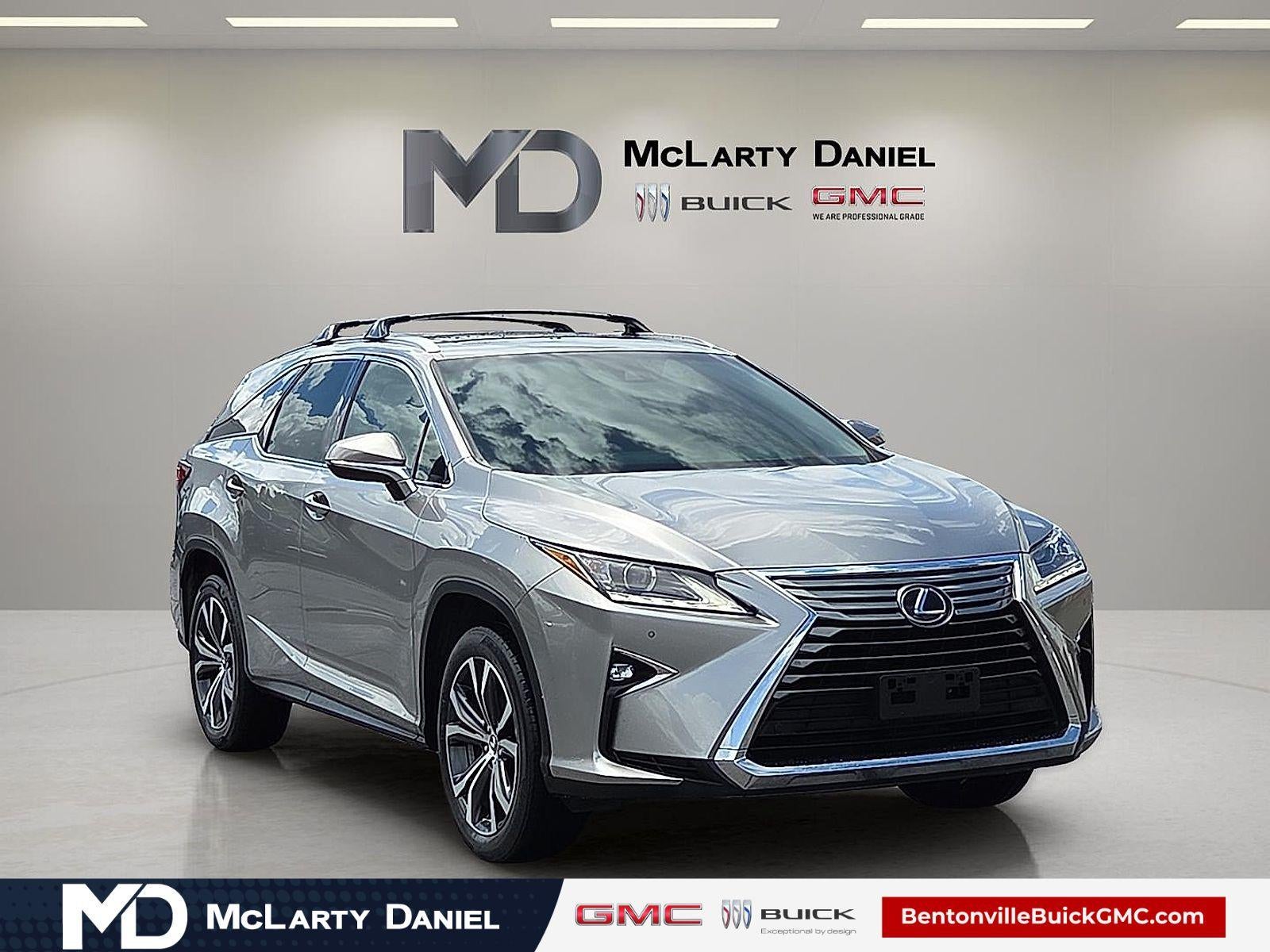 2019 Lexus RX 350L in Silver — front three-quarter view