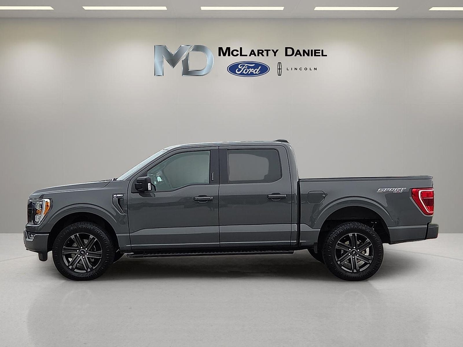 2021 Ford F-150 — rear three-quarter view