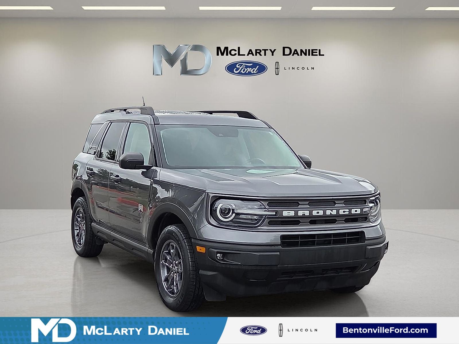 2022 Ford Bronco Sport Big Bend in Carbonized Gray Metallic — front three-quarter view