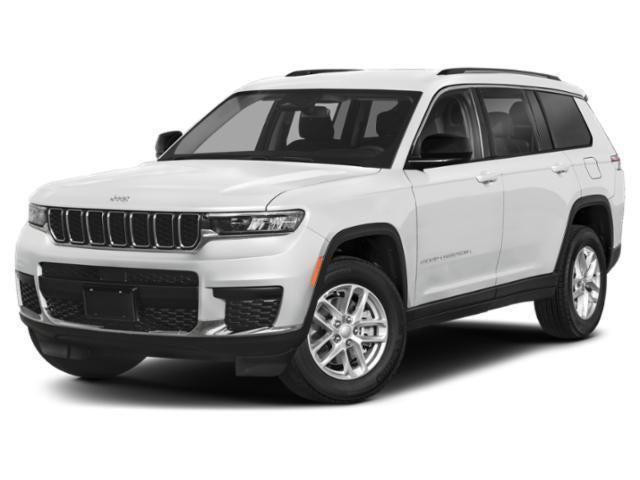 2023 Jeep Grand Cherokee L Summit 4x4 in Bright White Clearcoat — front three-quarter view