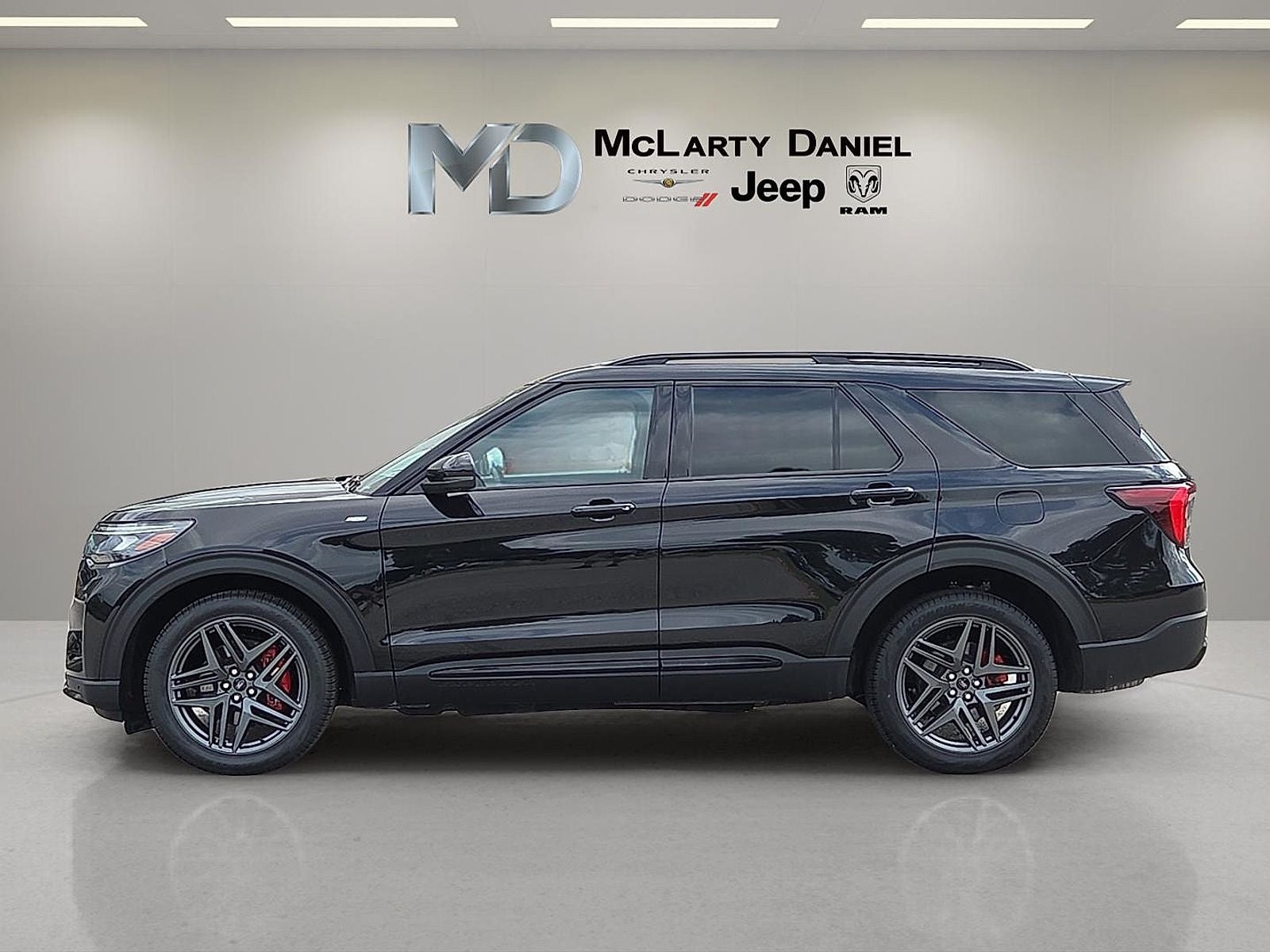 2025 Ford Explorer — rear three-quarter view