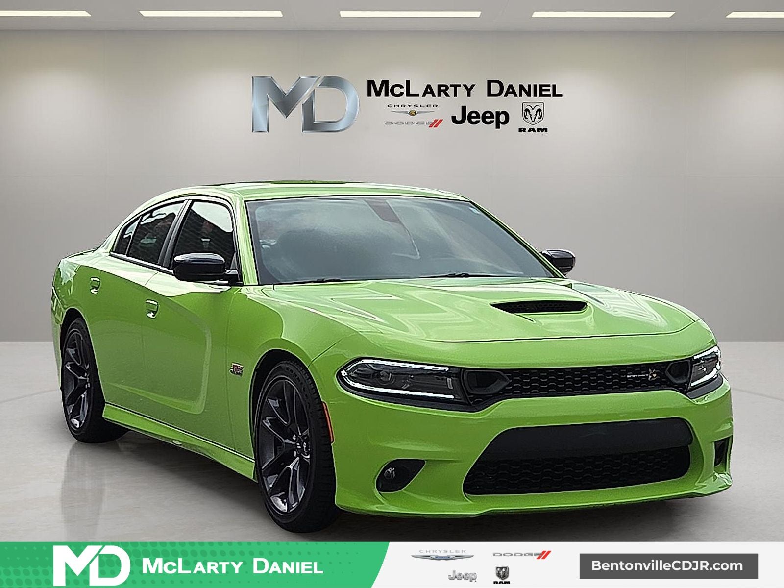 2023 Dodge Charger Scat Pack in Sublime Metallic Clearcoat — front three-quarter view