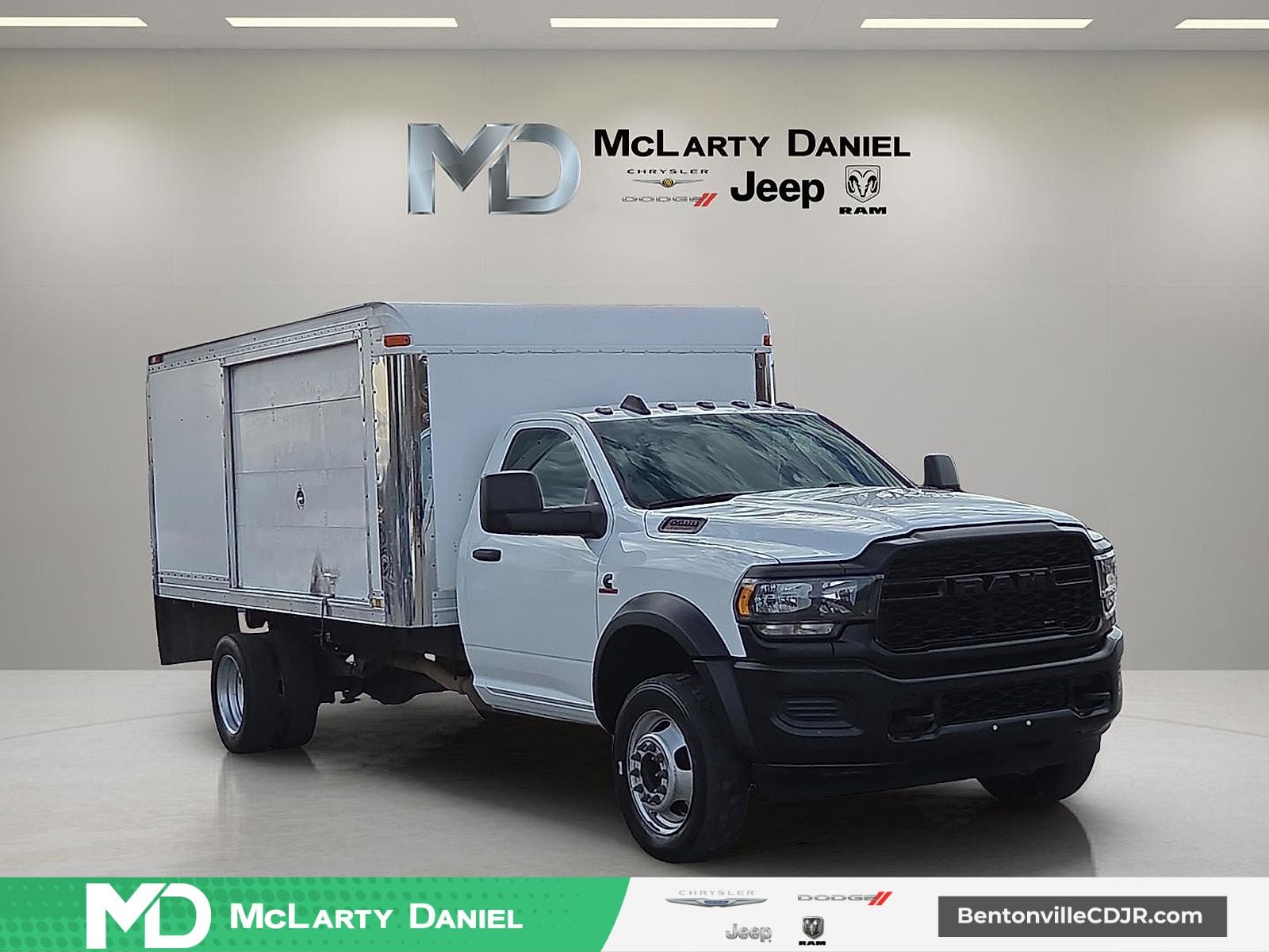 2023 RAM 5500 Chassis Tradesman/SLT in Bright White Clearcoat — front three-quarter view