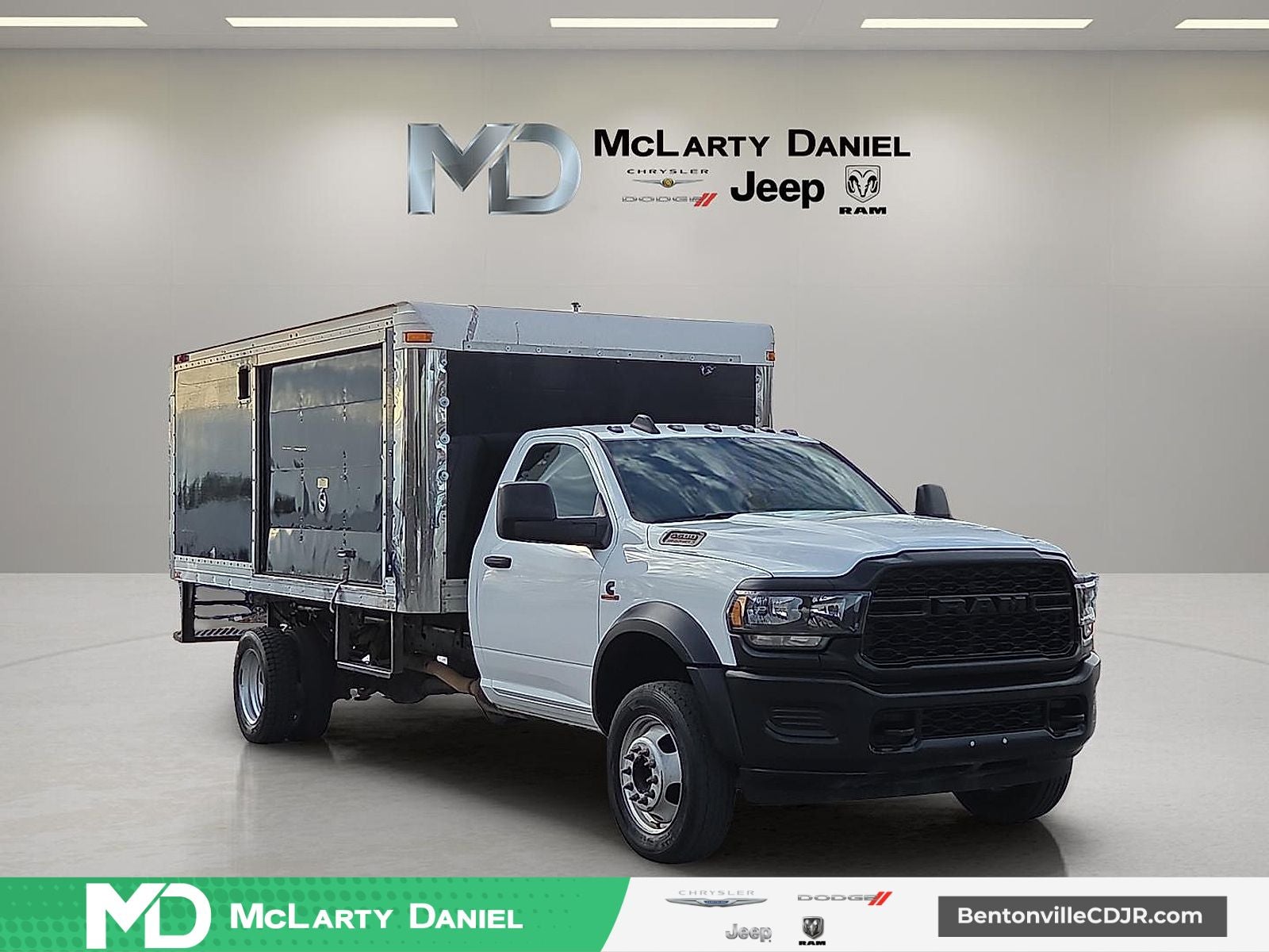 2023 RAM 5500 Chassis Tradesman/SLT in Bright White Clearcoat — front three-quarter view