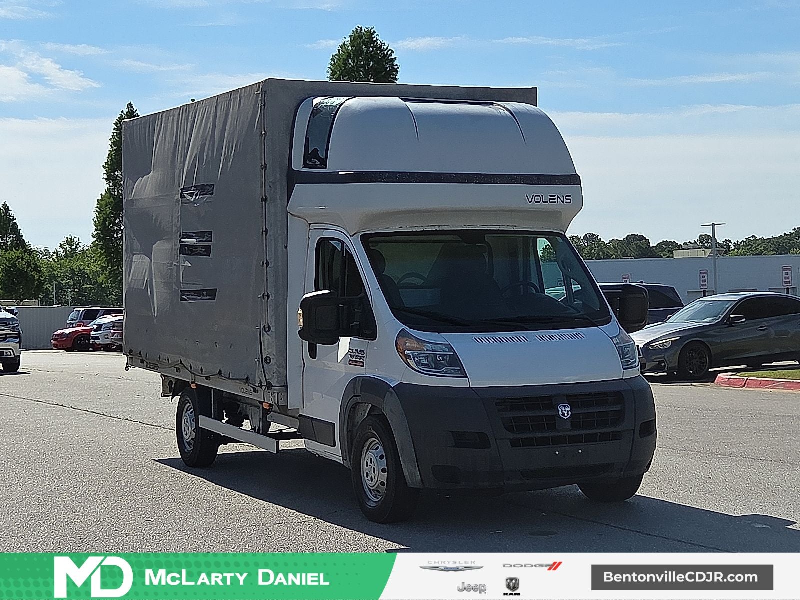 2018 RAM ProMaster 3500 Cab Chassis Low Roof in Bright White Clearcoat — front three-quarter view