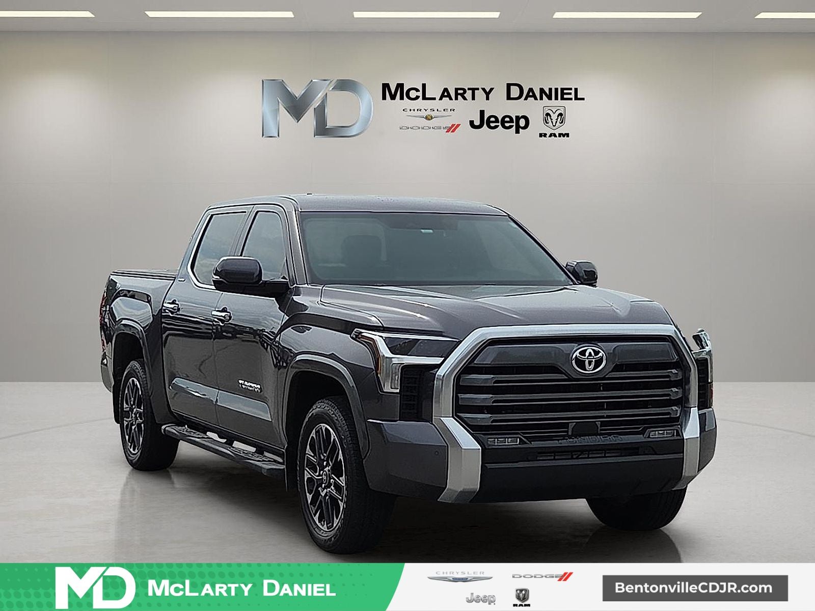 2025 Toyota Tundra Limited in Magnetic Gray Metallic — front three-quarter view