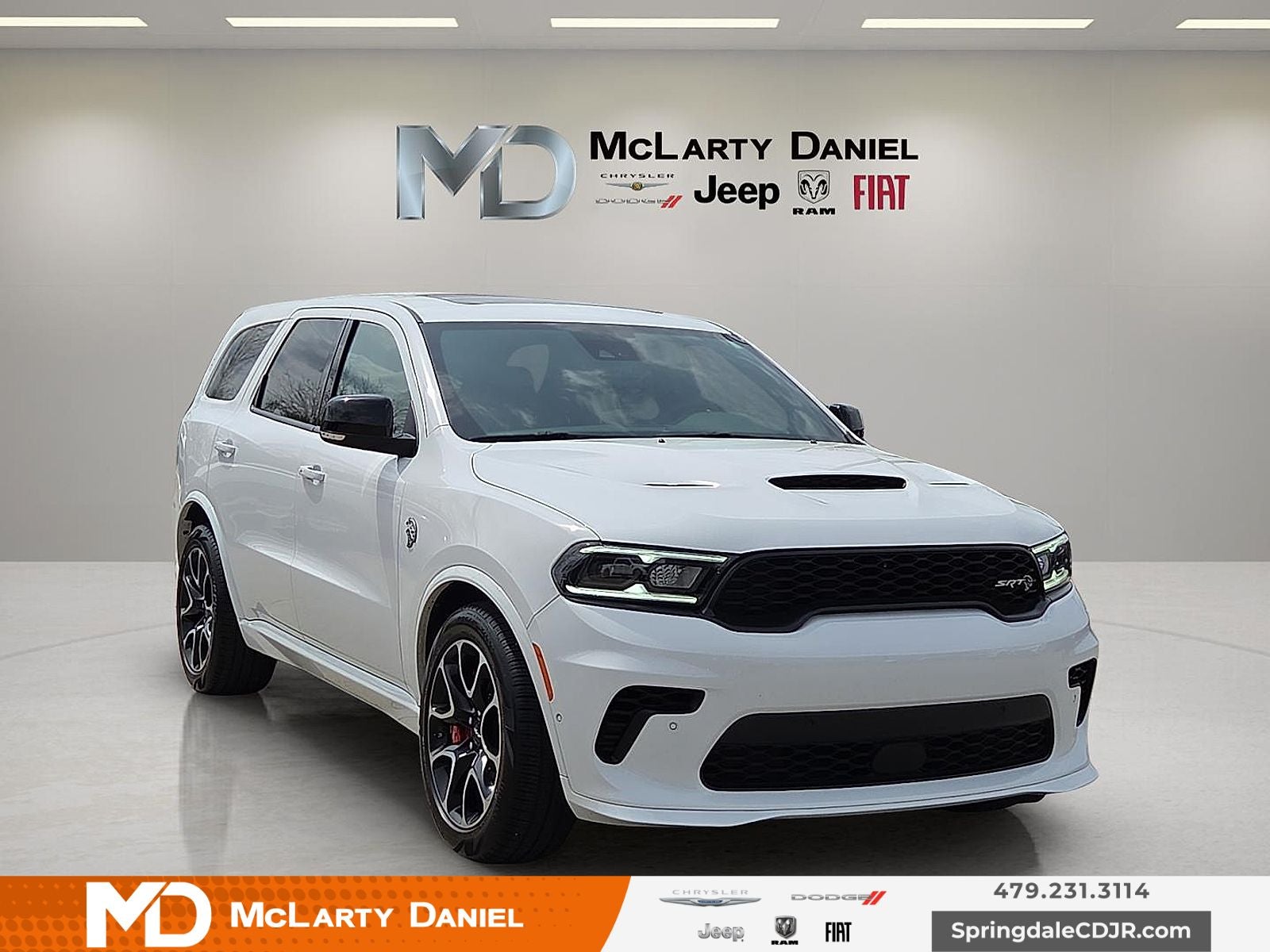 2025 Dodge Durango SRT Hellcat Hammerhead AWD in Night Moves — front three-quarter view