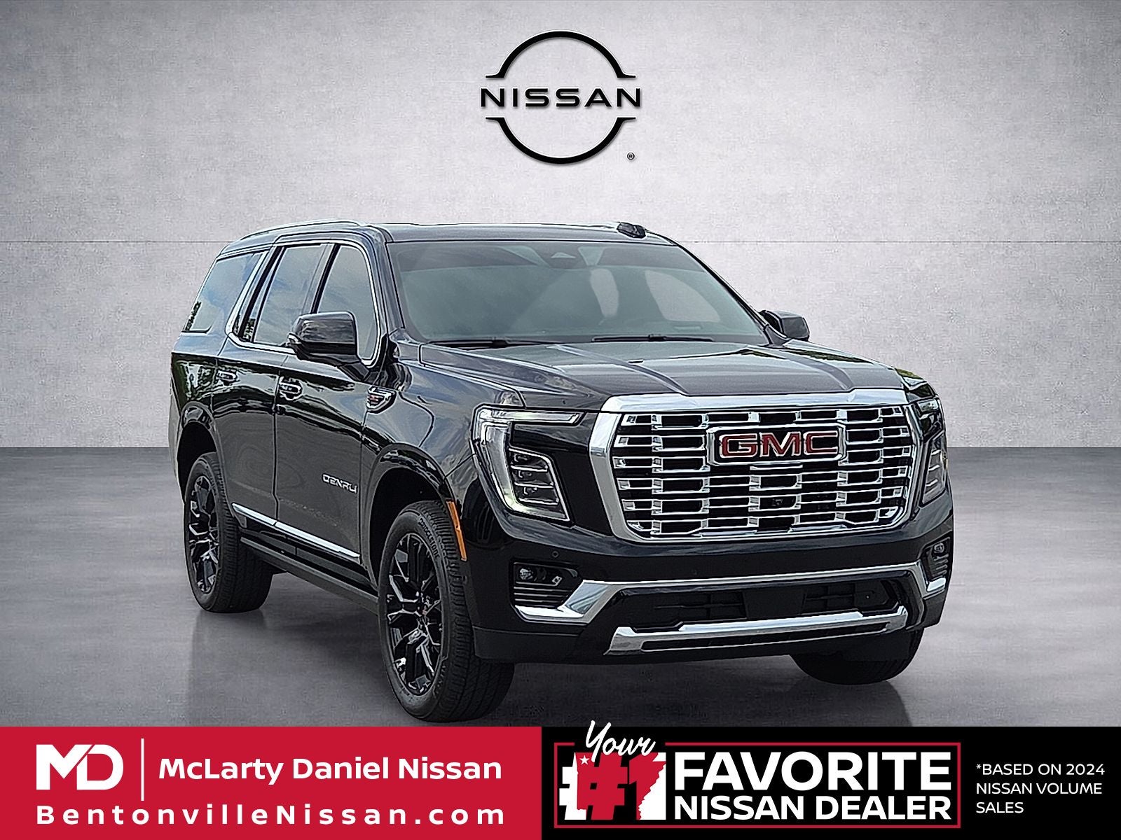 2026 GMC Yukon Denali in Onyx Black — front three-quarter view