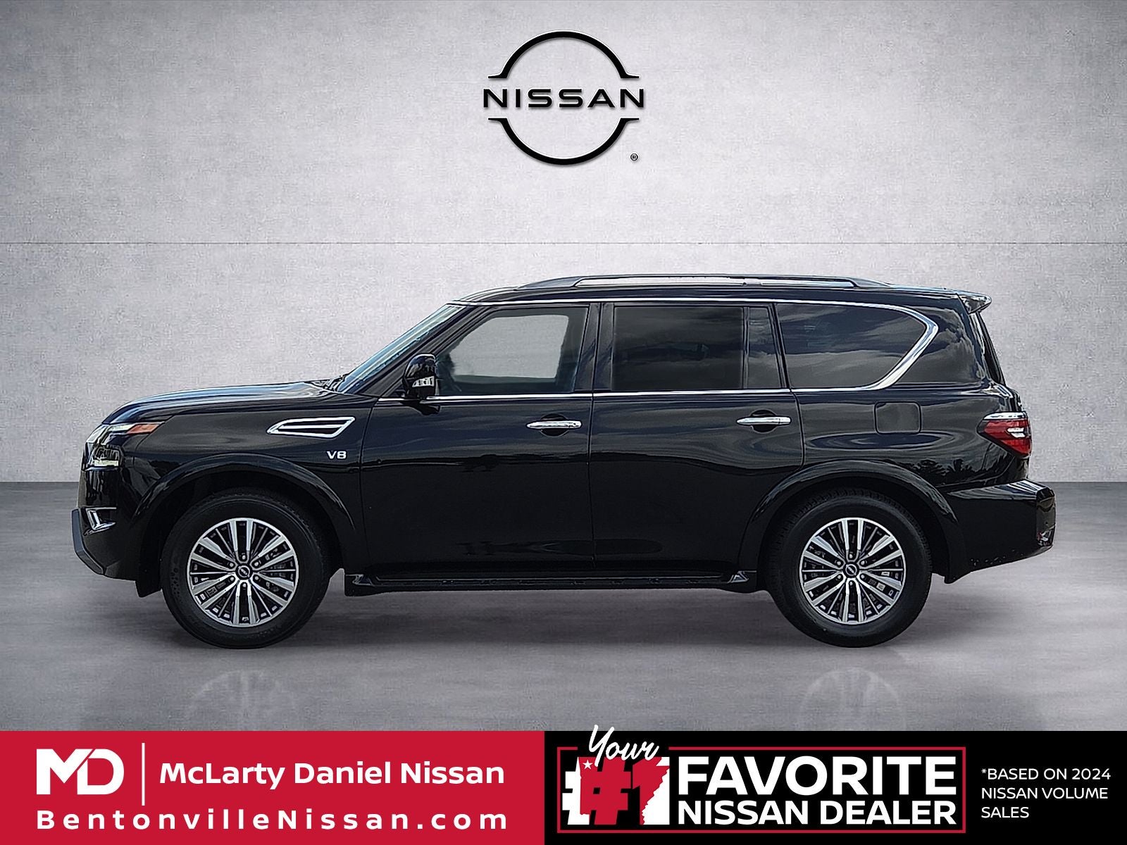 2022 Nissan Armada — rear three-quarter view